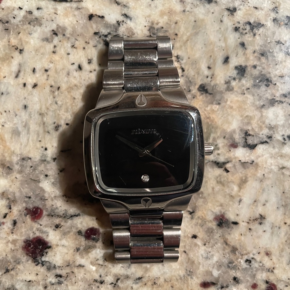 Nixon Player Watch Silver/Black